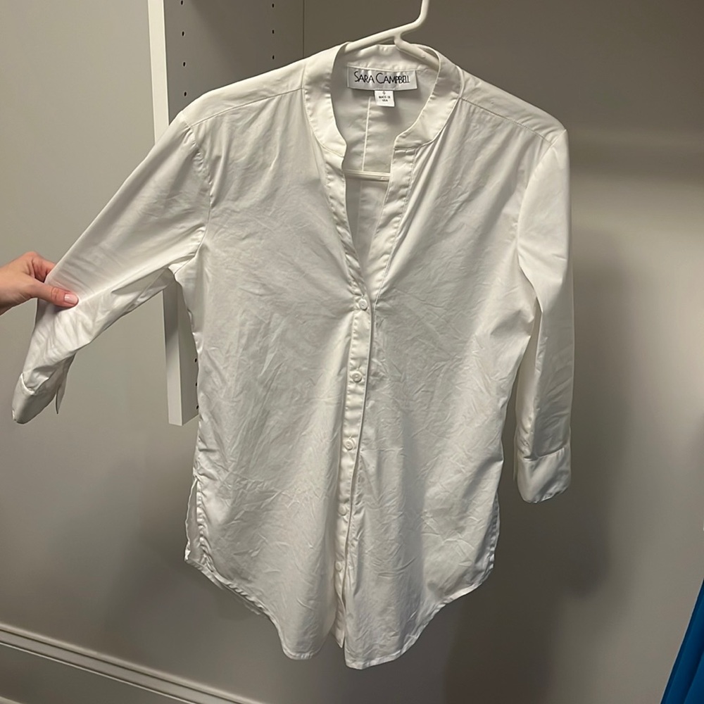 White button down shirt